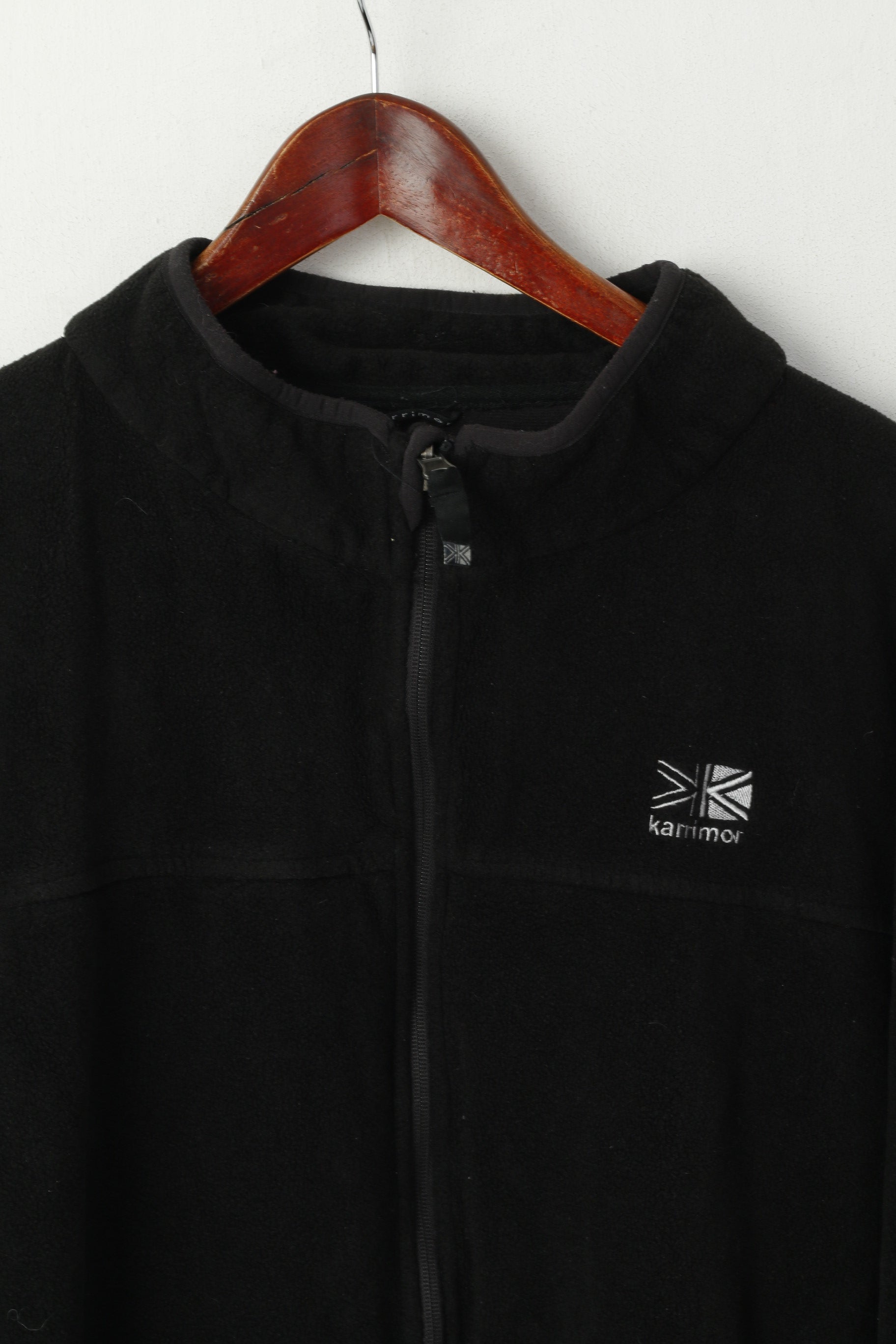 Karrimor Men 4XL Fleece Top Black Mountain Company Full Zipper Active Sport Top