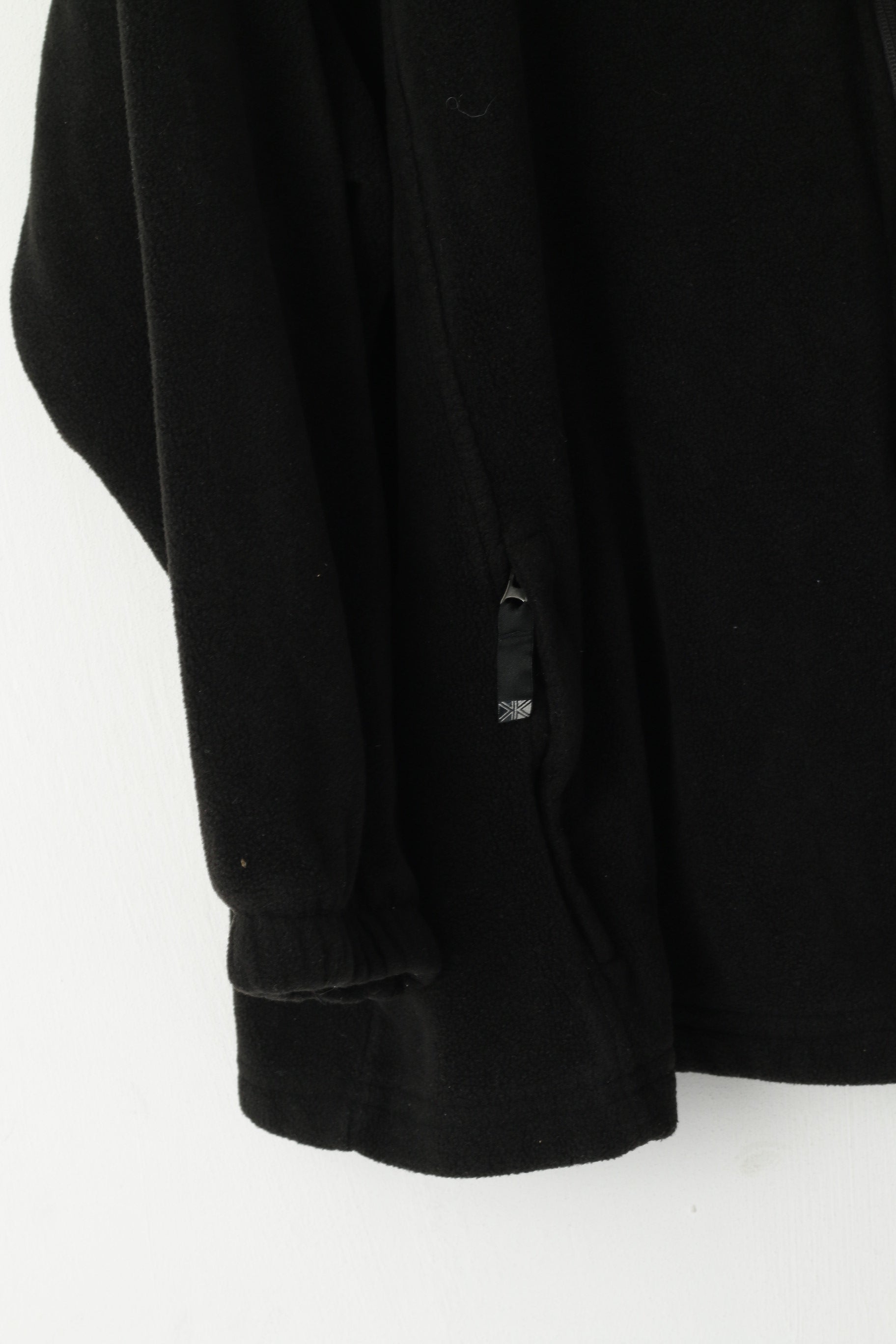 Karrimor Men 4XL Fleece Top Black Mountain Company Full Zipper Active Sport Top