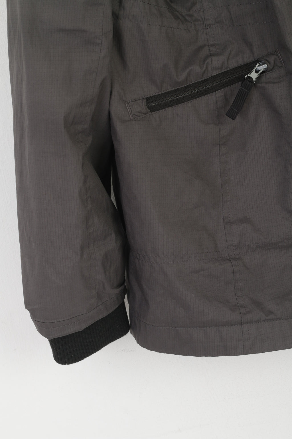 Bonprix Femmes 42 16 Veste Gris Extérieur À Capuche Full Zip Adventure Top