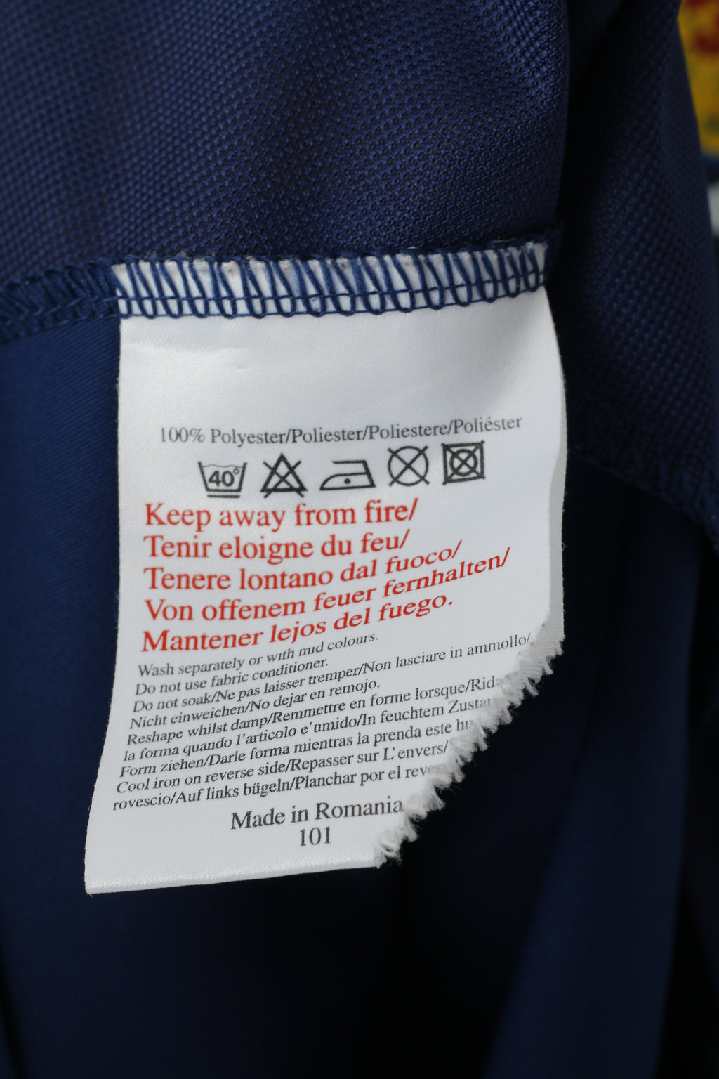 Diadora Men S Shirt Navy Crew Neck Scotland Football Jersey Top