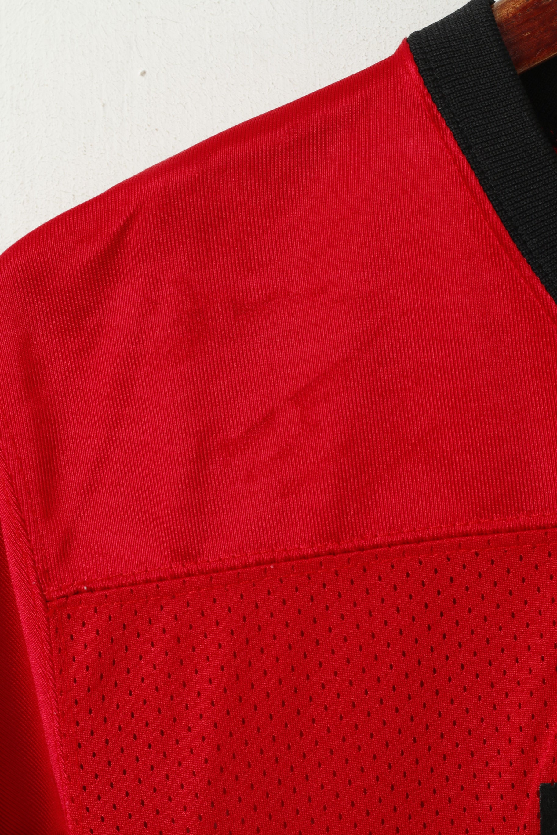 Reebok Boys 10 - 12 Age Shirt Red NFL Team Buccaneers Nylon Garcia #7 Top