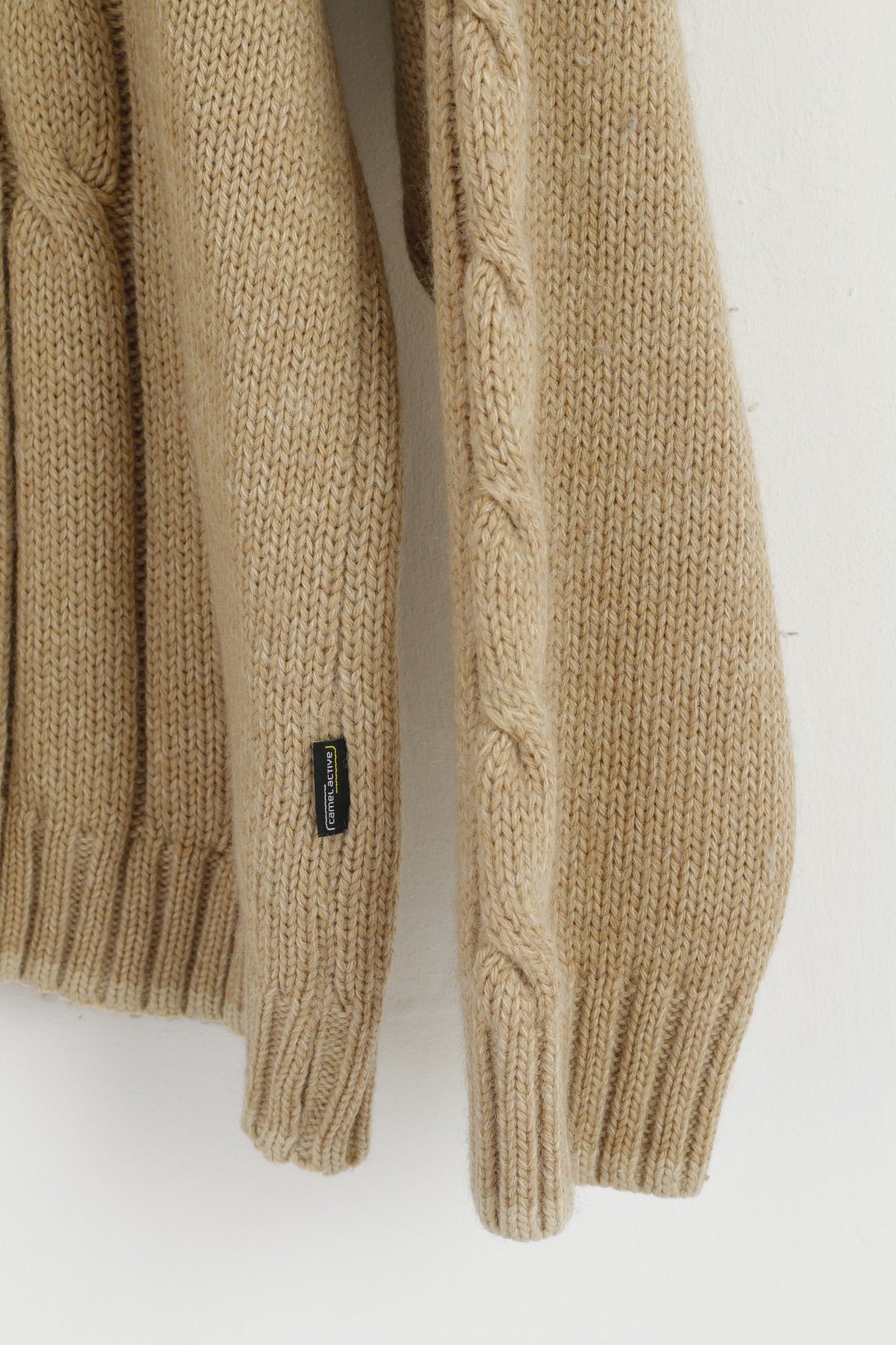 Camel Active Men XL Jumper Brown Wool Acrylic Blend Knit Classic Pullo –  Retrospect Clothes