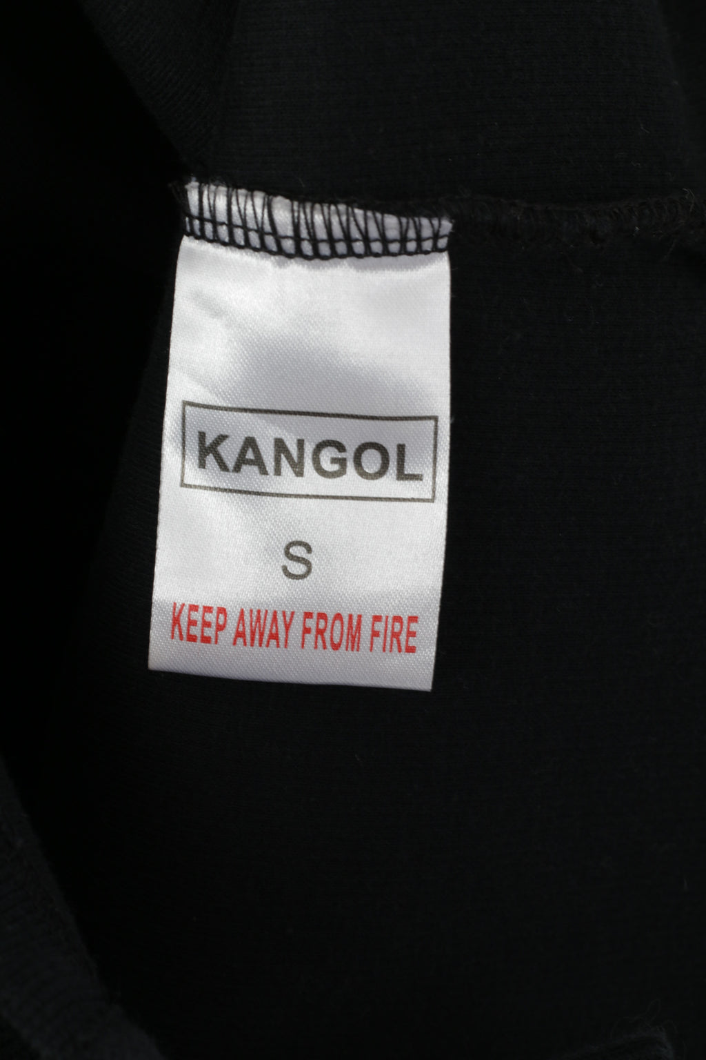 Kangol Men S Sweatshirt Black Pullover Cotton Vintage Zip Neck Sport Top