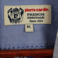 Pierre Cardin Men XL Casual Shirt French Heritage Blue Red Check Cotton Short Sleeve Top