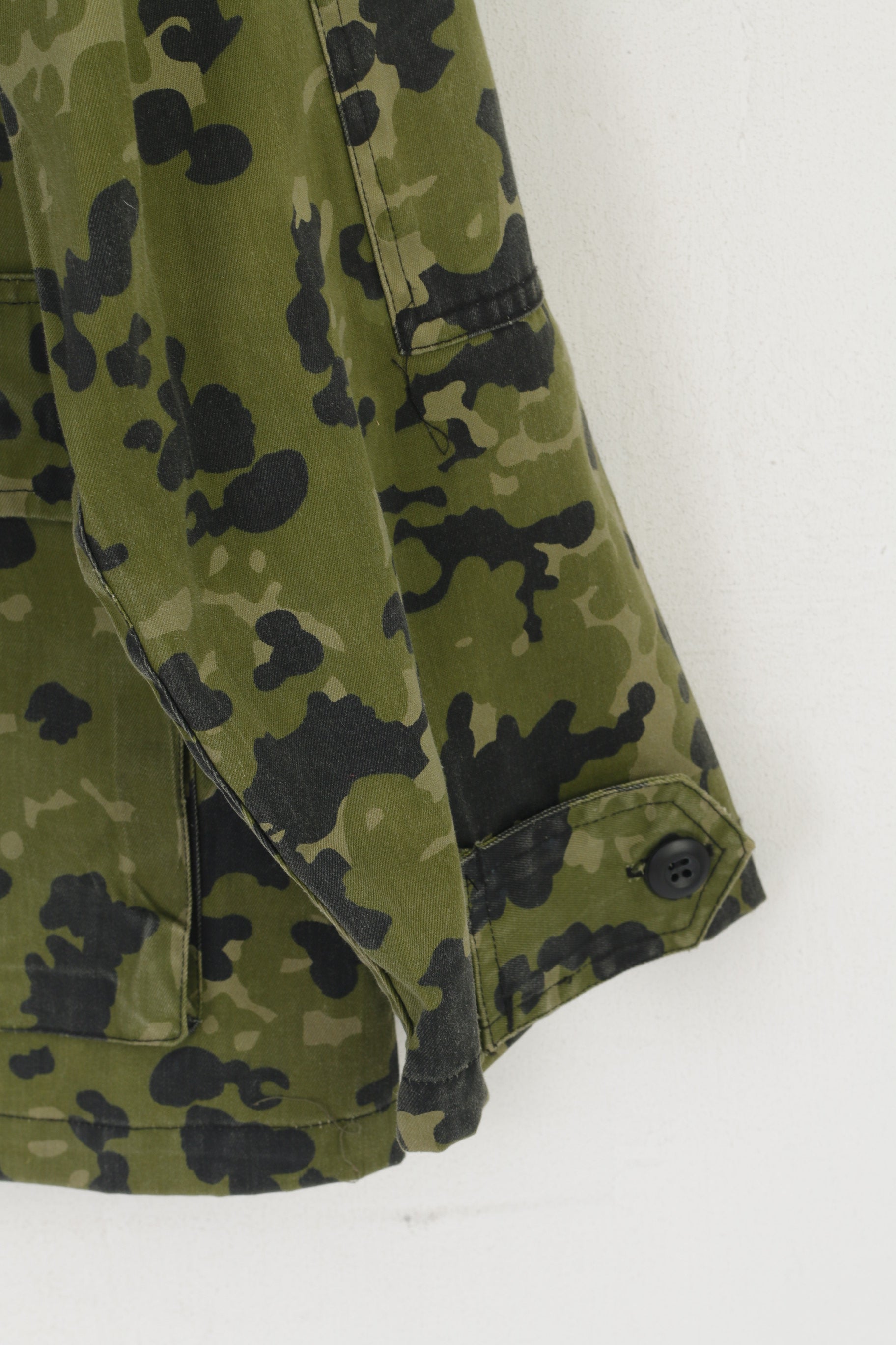 MMB Giacca da uomo M in cotone verde Moro Army Military Dansk Tarn Top con bottoni