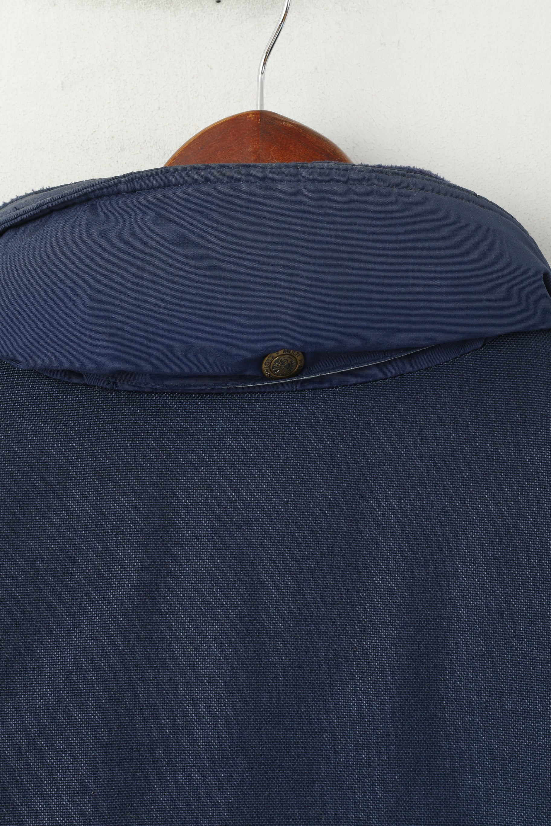Abbigliamento multiuso Uomo M Giacca Navy Inverno Norvegia Cappuccio retrattile Vintage Top