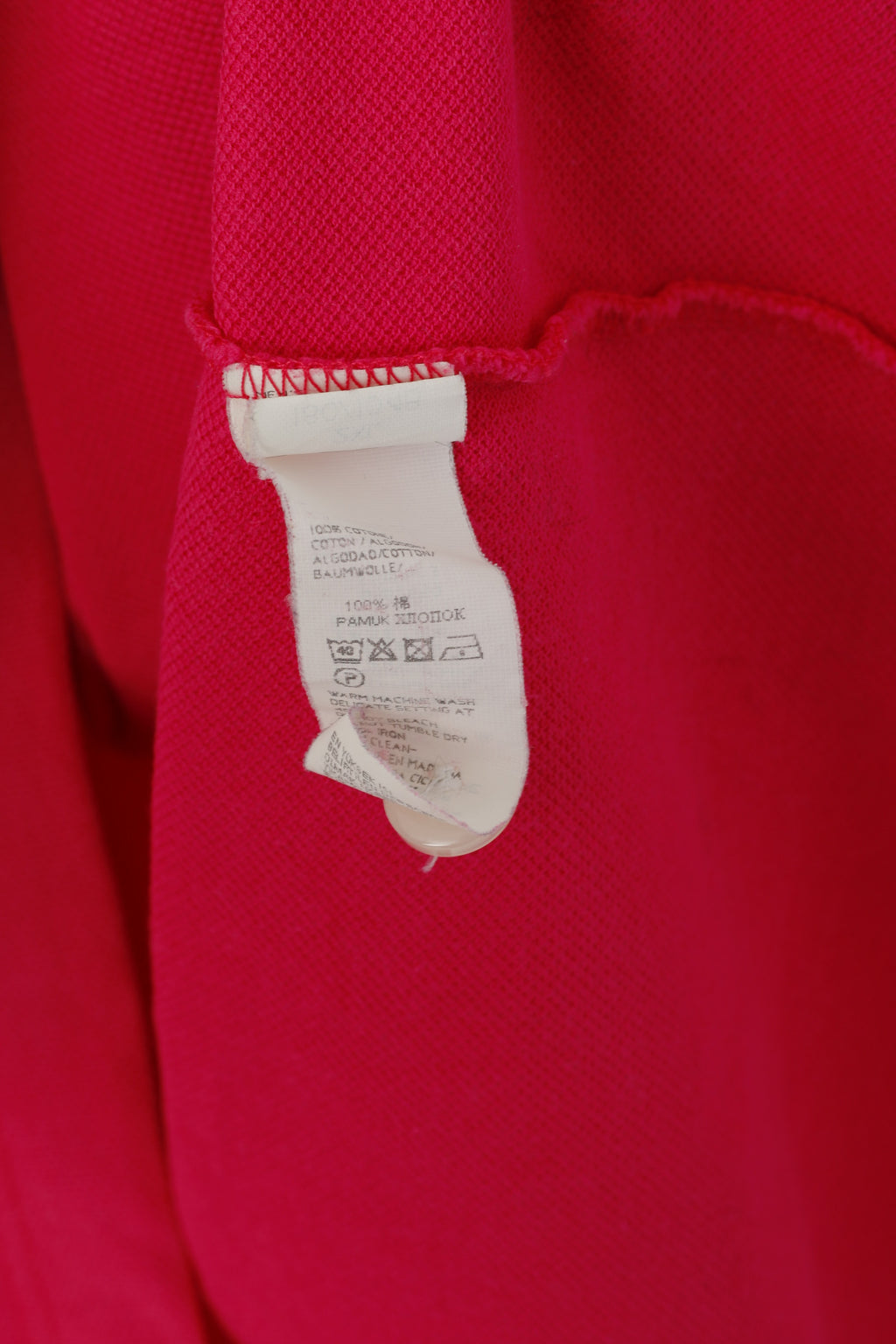 Paul & Shark Men 2XL Polo Shirt Pink Cotton Newport Sydney World Yachting Cup Top