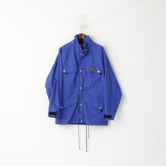 North Creek Technical Men L Jacket Blue Removable Lining Fleece Full Zipper Outdoor Top