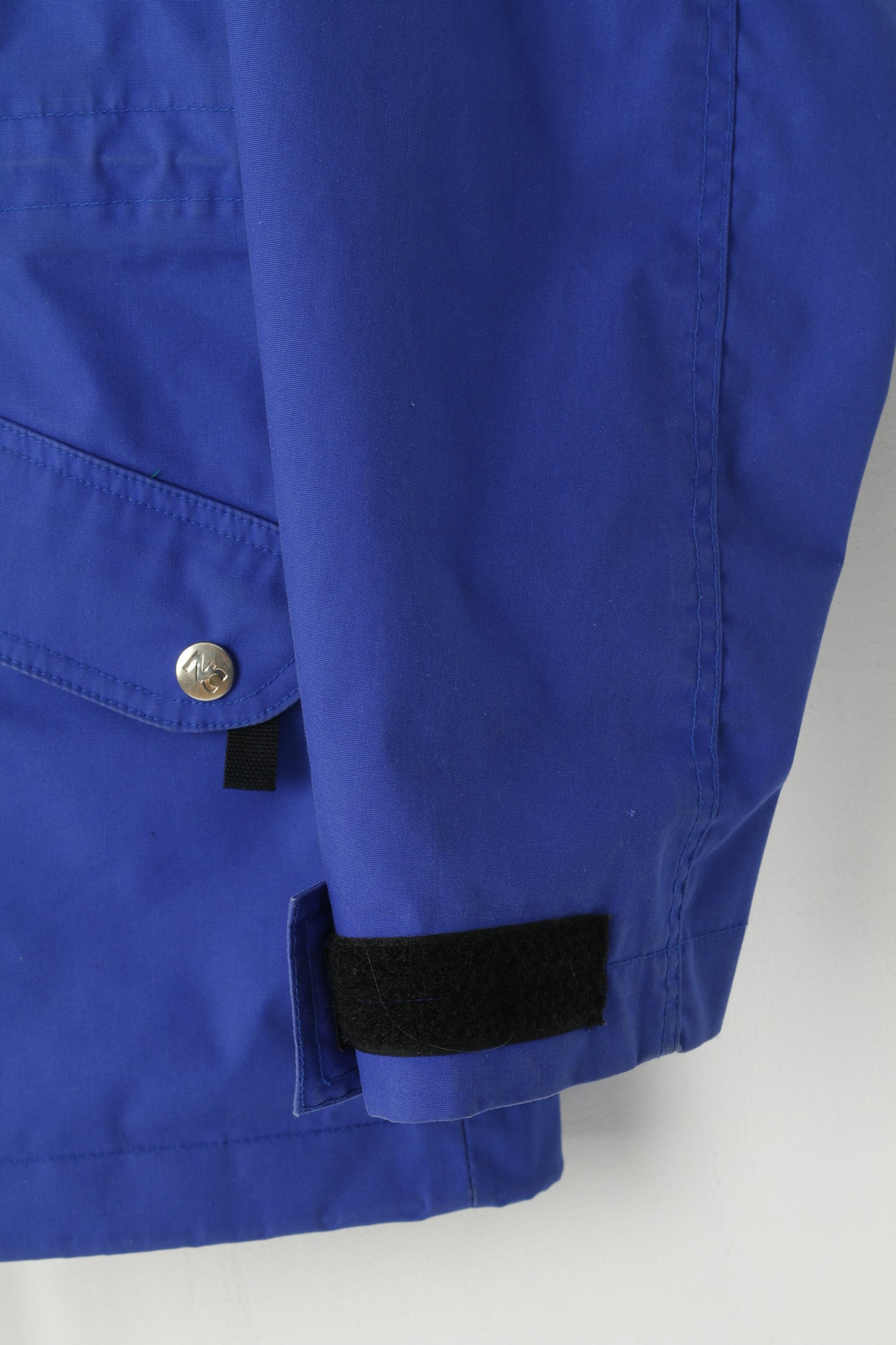 North Creek Technical Men L Veste Bleu Doublure Amovible Polaire Fermeture Éclair Complète Haut Extérieur