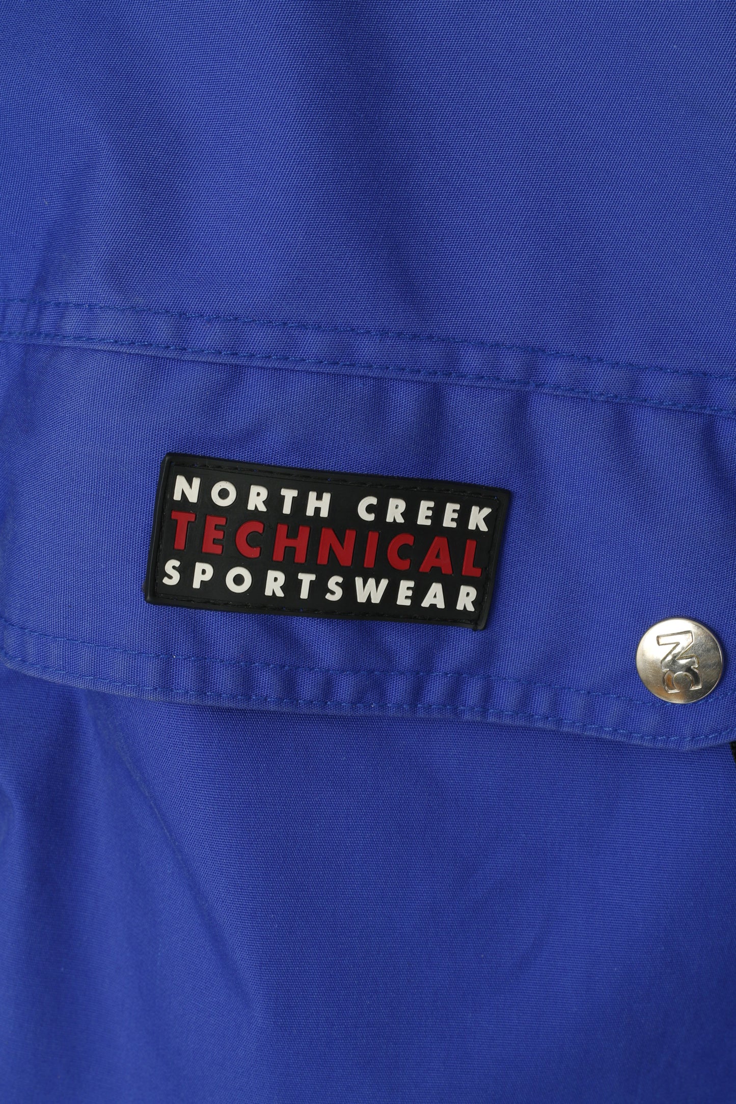 North Creek Technical Men L Veste Bleu Doublure Amovible Polaire Fermeture Éclair Complète Haut Extérieur