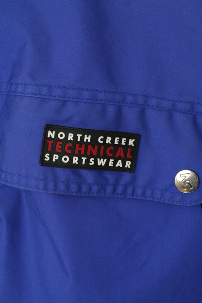 North Creek Technical Men L Jacket Blue Removable Lining Fleece Full Zipper Outdoor Top