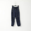 Rodeo by C&A Women M Ski Trousers Navy Snowboarding Belted Pants
