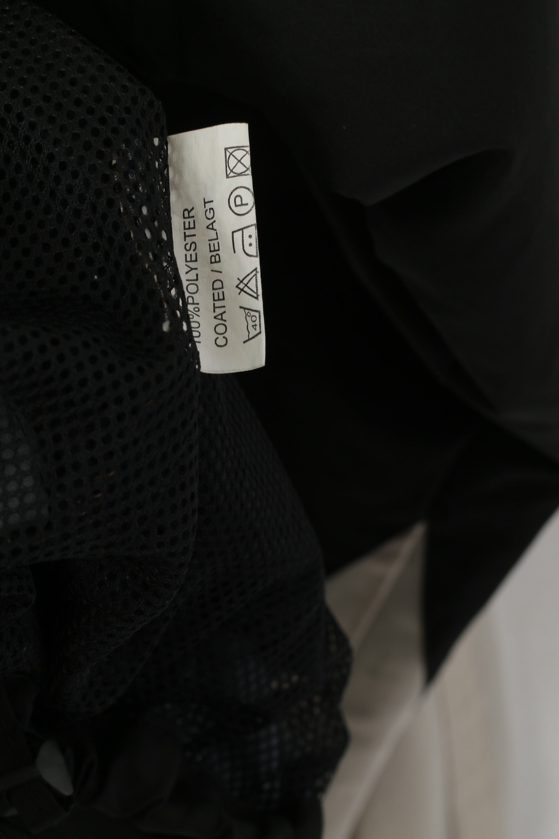 Stormberg Men L Lightweight Jacket Black Beige Bomber Full Zipper Sportswear Top