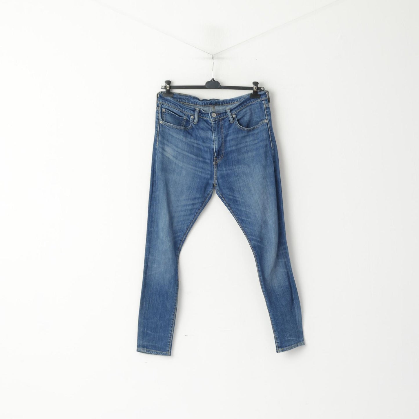 Levi's Men W 34 L 32 Jeans Trousers Blue Denim 510 Slim Skinny Fit Pants