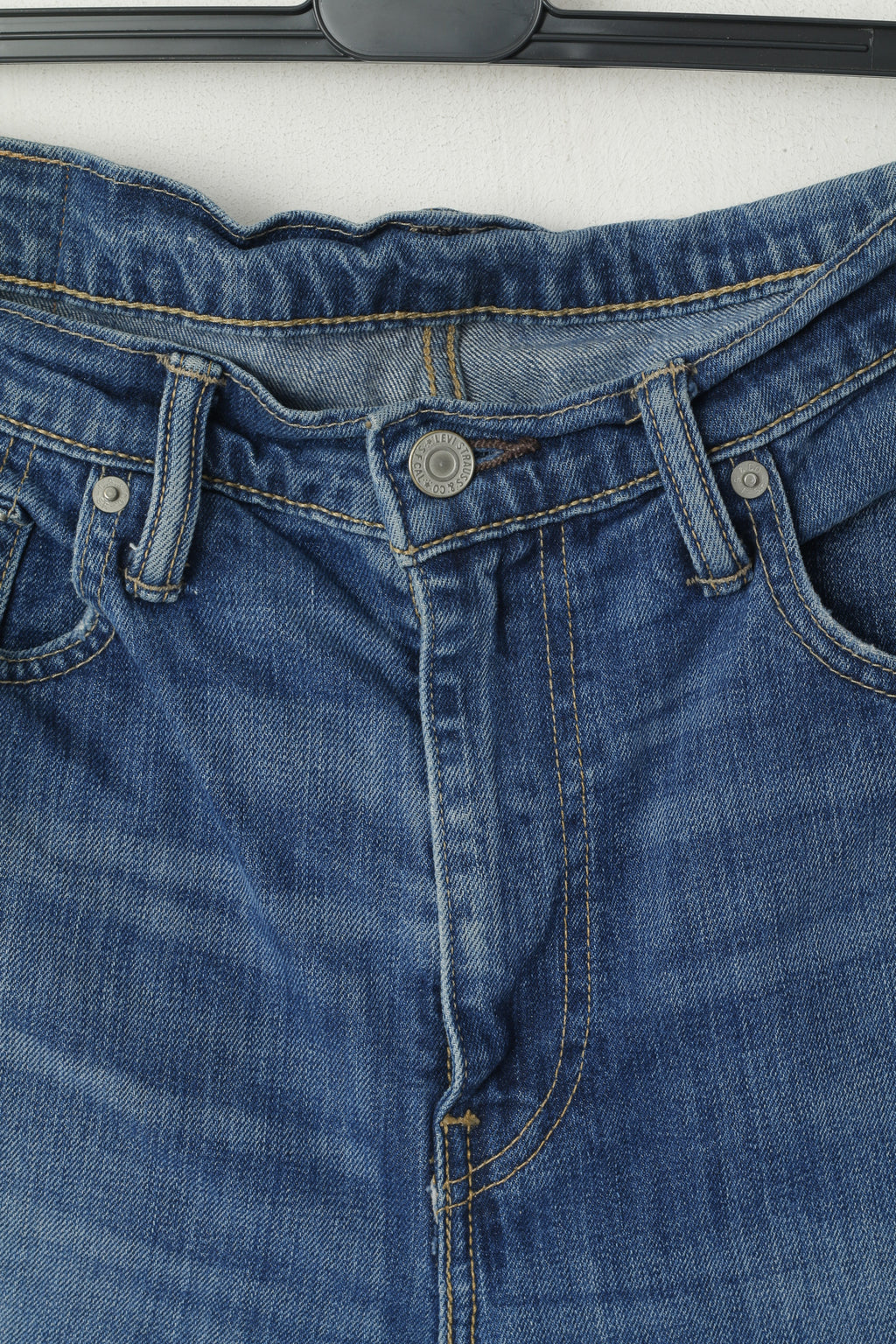 Levi's Men W 34 L 32 Jeans Trousers Blue Denim 510 Slim Skinny Fit Pants