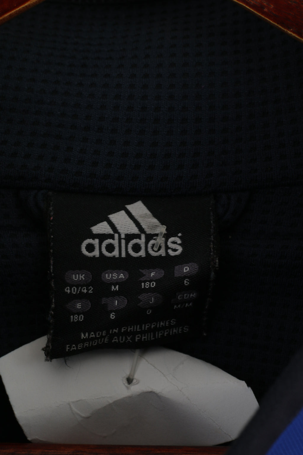 Adidas FC Kufstein Hommes M Sweatshirt Bleu Fermeture Éclair Complète Football Club Survêtement