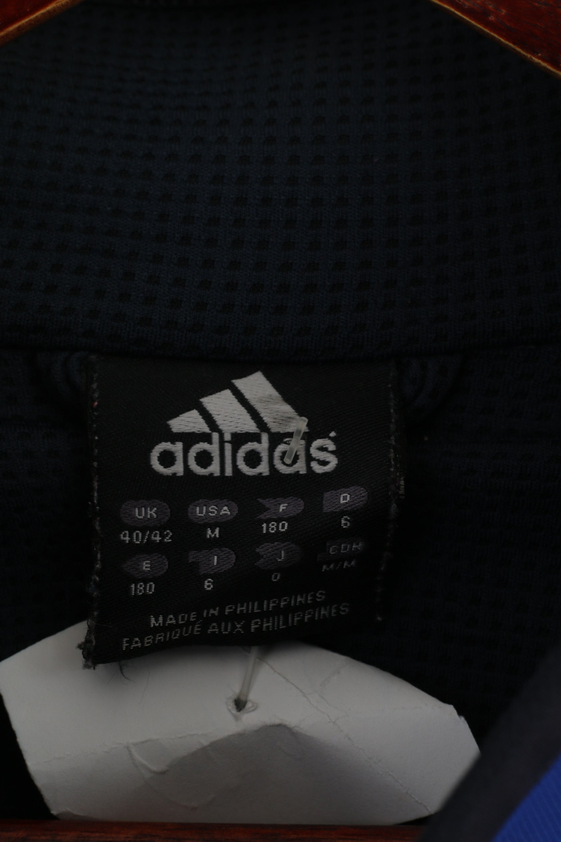 Adidas FC Kufstein Hommes M Sweatshirt Bleu Fermeture Éclair Complète Football Club Survêtement