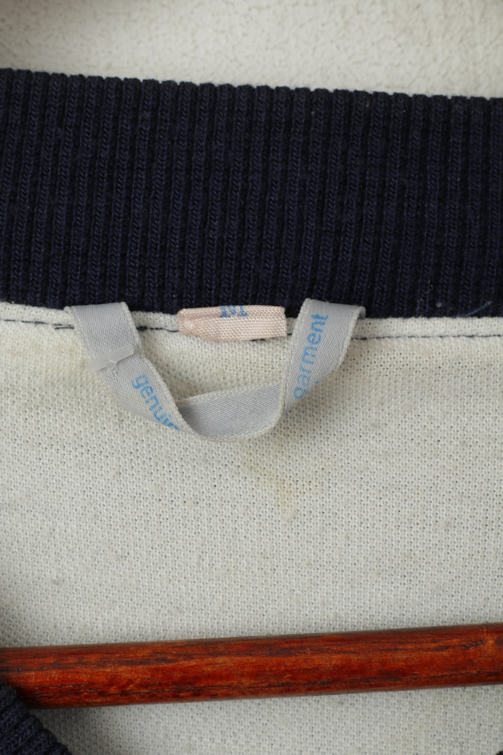 Rukka Hommes M Pull Veste Marine Vintage Col en V Finlande Sportswear Outdoor Top