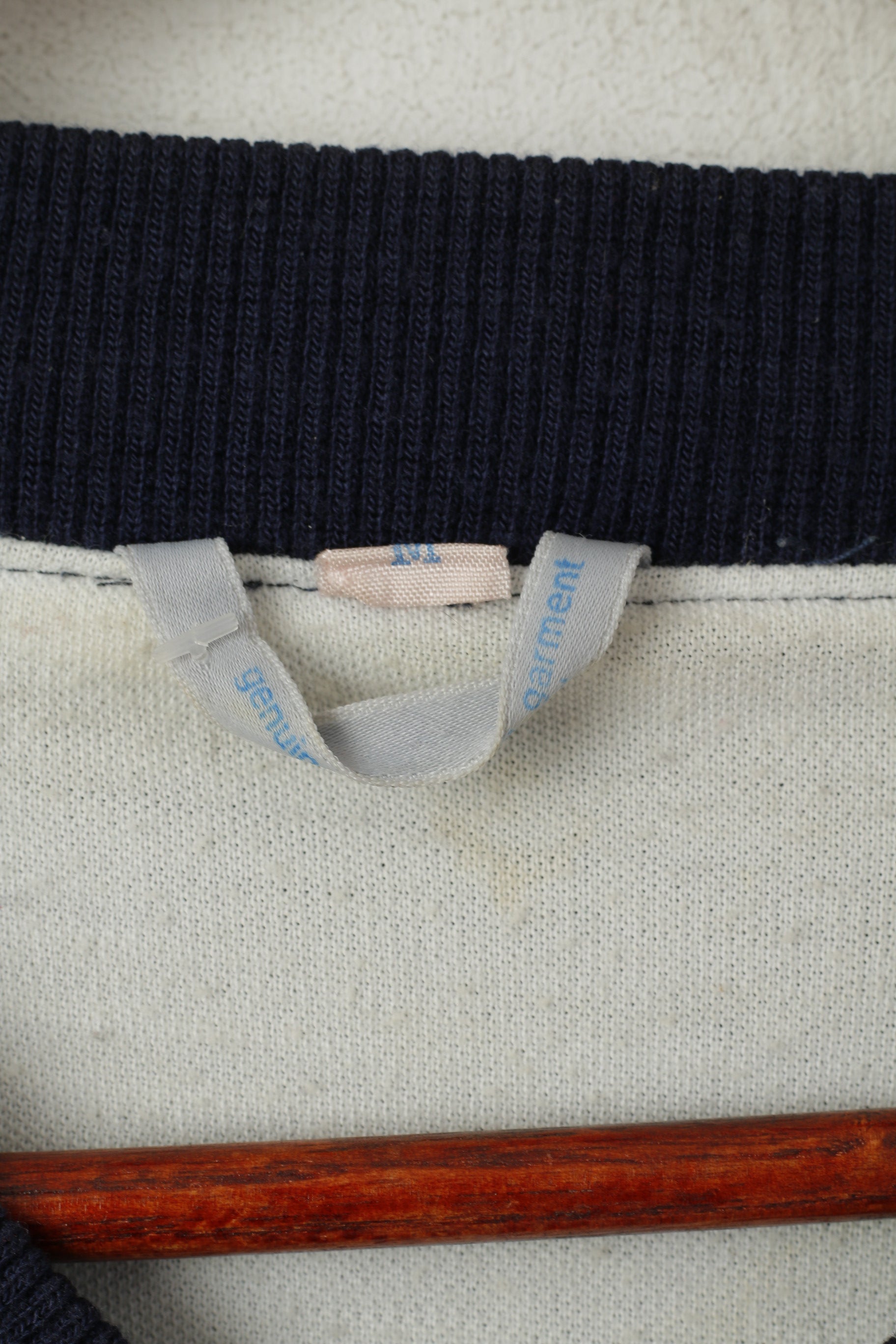 Rukka Hommes M Pull Veste Marine Vintage Col en V Finlande Sportswear Outdoor Top