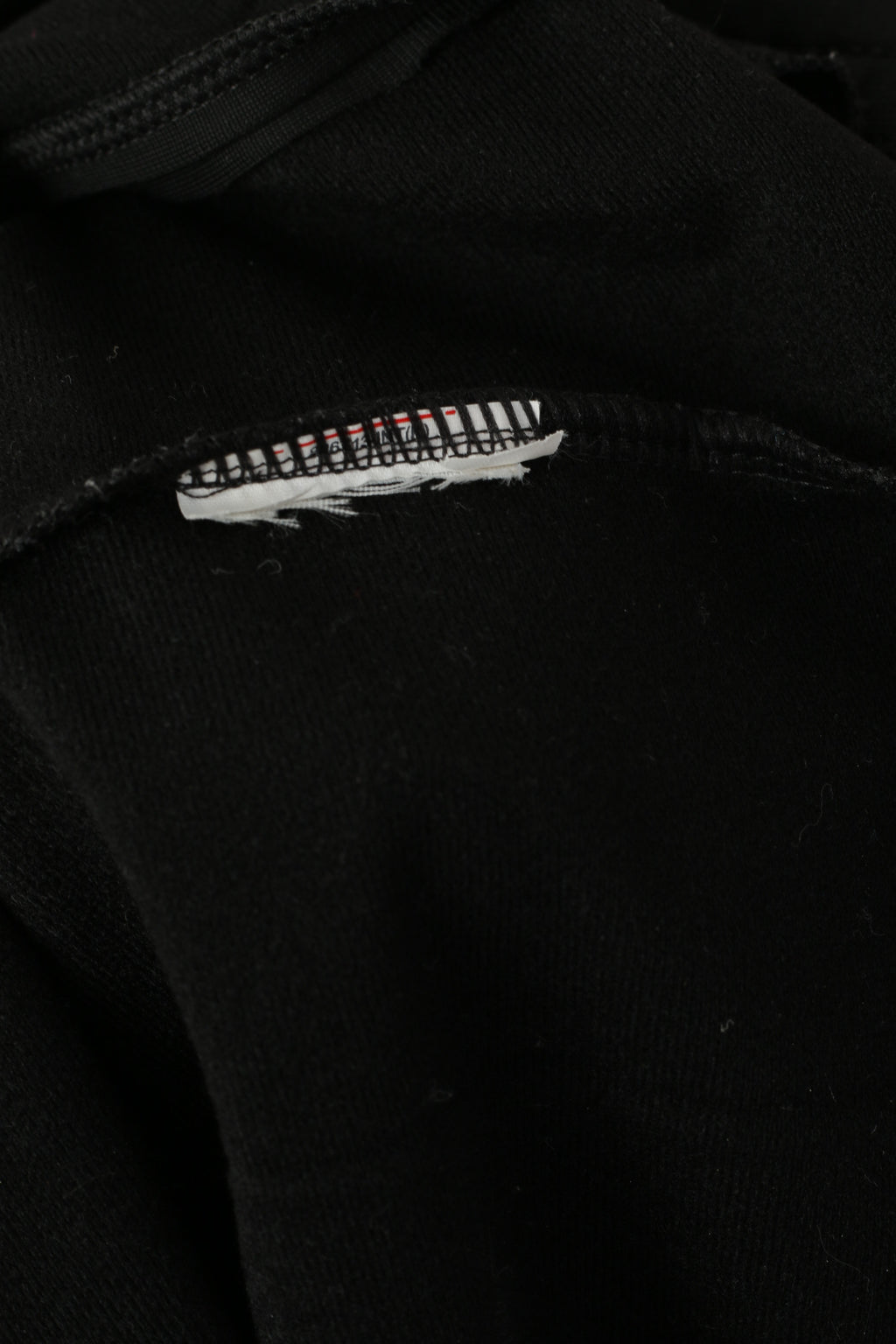 Felpa Puma da uomo XL nera bianca lucida con cerniera intera sportiva vintage