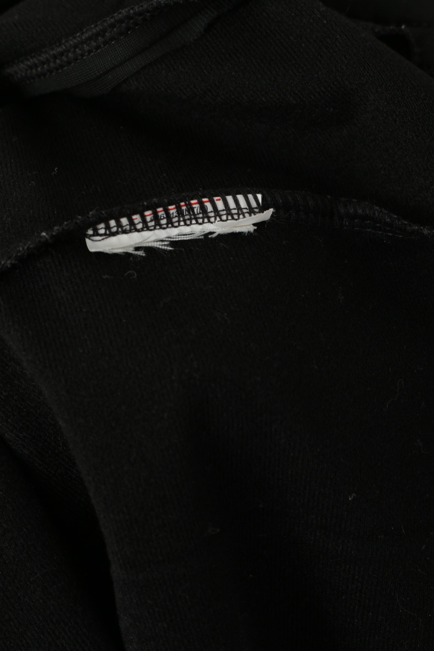 Felpa Puma da uomo XL nera bianca lucida con cerniera intera sportiva vintage