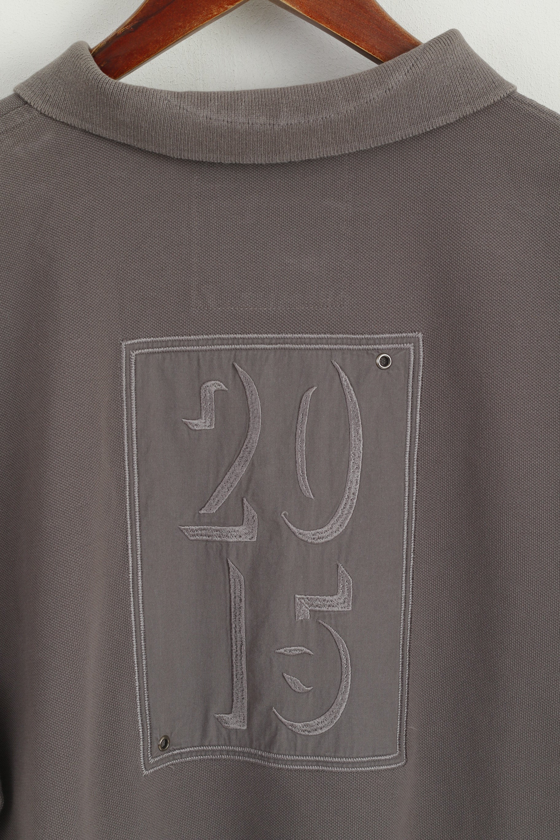 Robe Di Kappa Polo da uomo XL (L) in cotone grigio Saint Tropex 2015 Top limitato