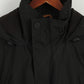 Henry Choice Men XL Jacket Black Dakota Pernament Denim Hood Fleece Lined Top