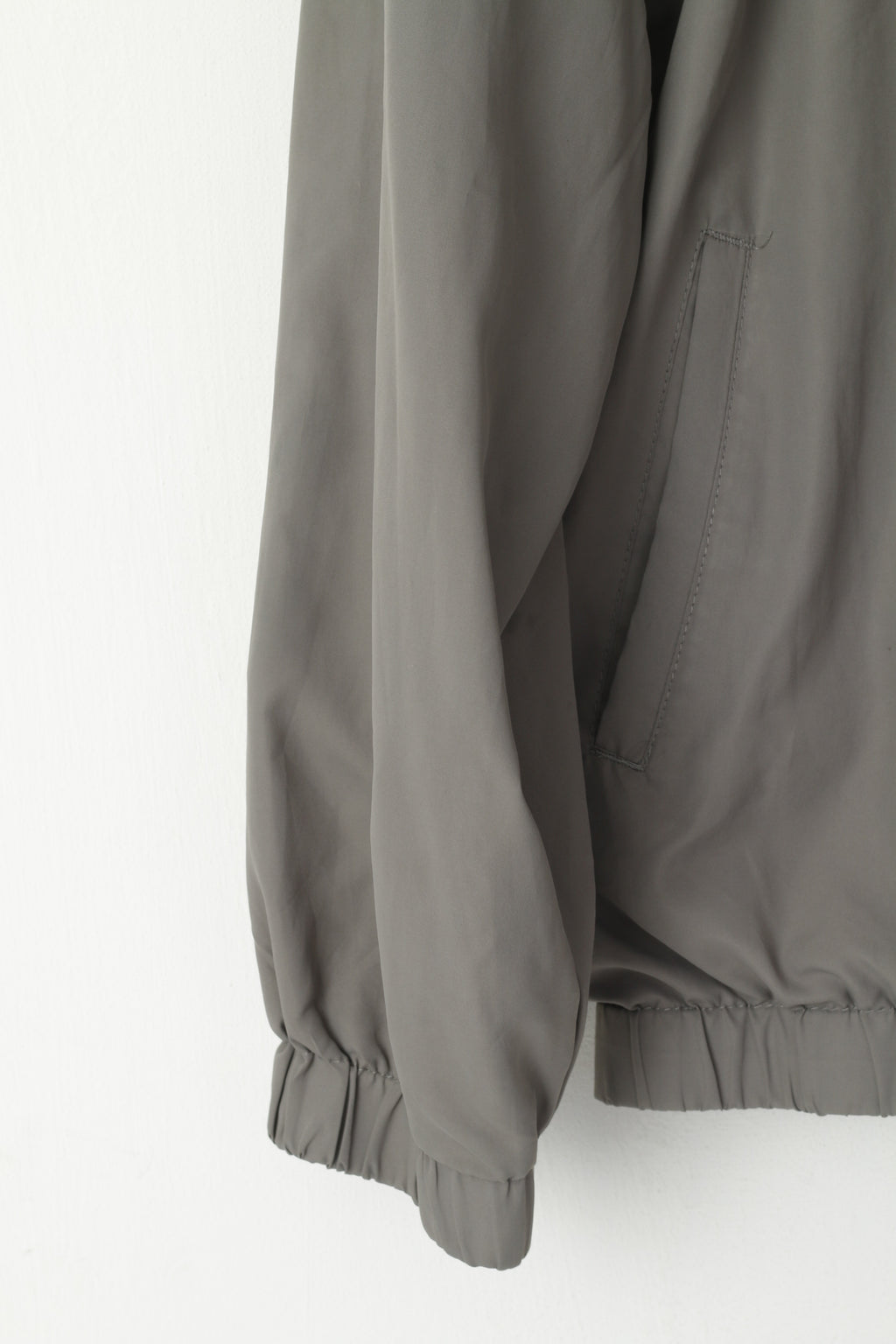 ECKO Unltd. Men S Jacket Gray Lightweight Zip Up Hooded Big Logo Sport Top