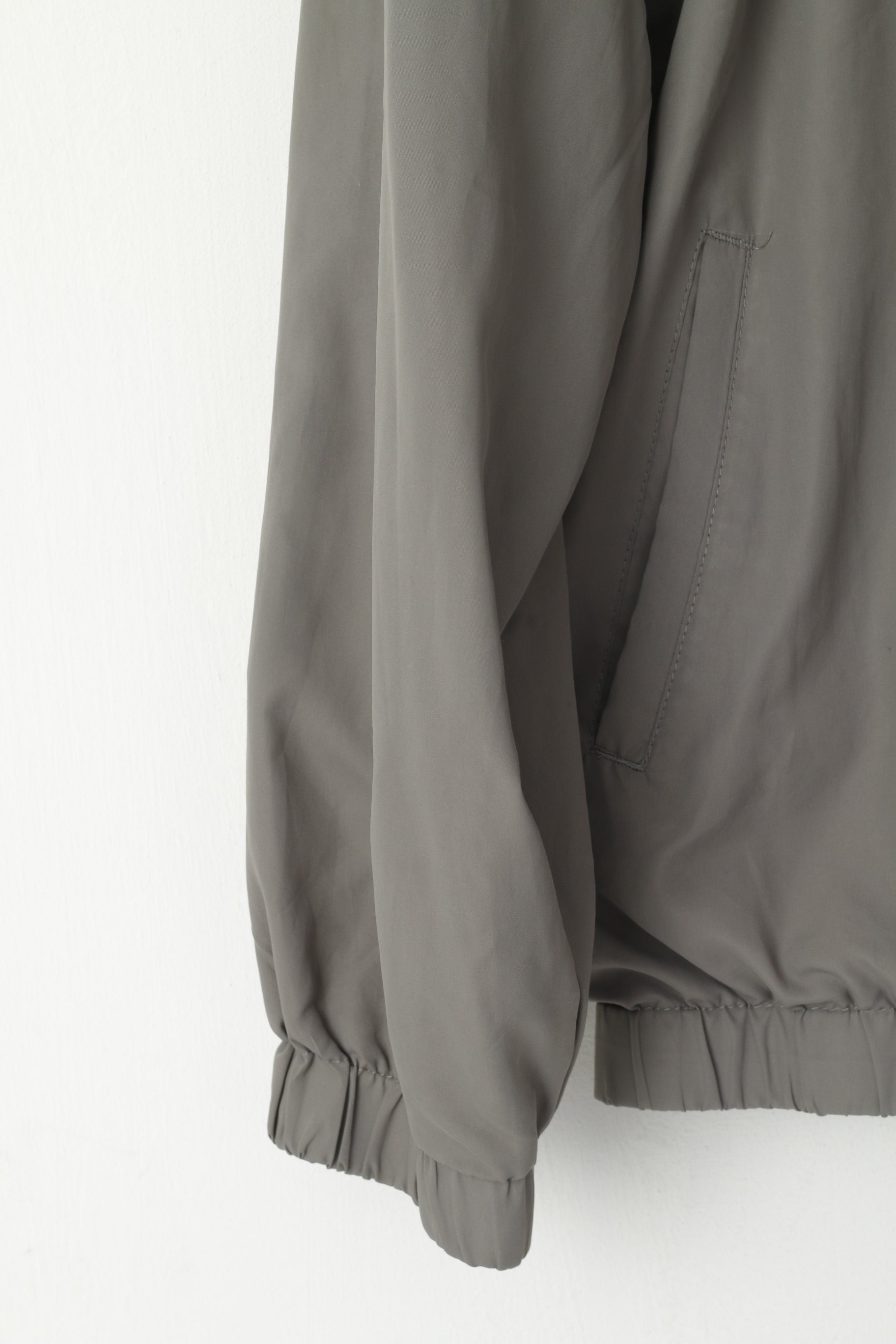 ECKO Unltd. Men S Jacket Gray Lightweight Zip Up Hooded Big Logo Sport Top