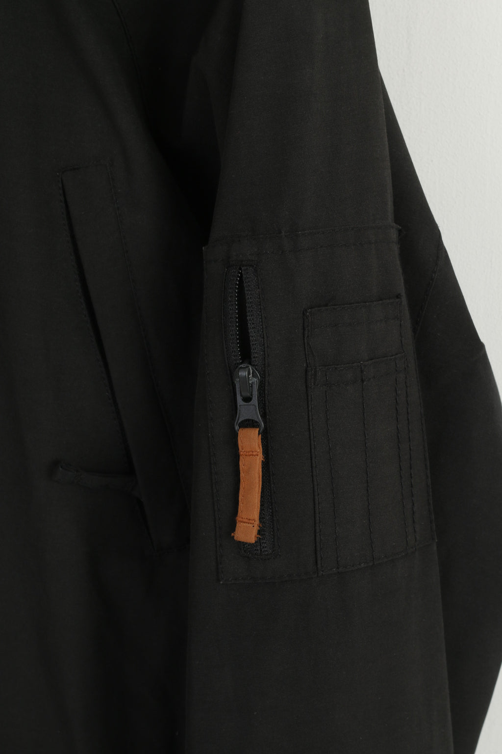 Henry Choice Men XL Jacket Black Dakota Pernament Denim Hood Fleece Lined Top