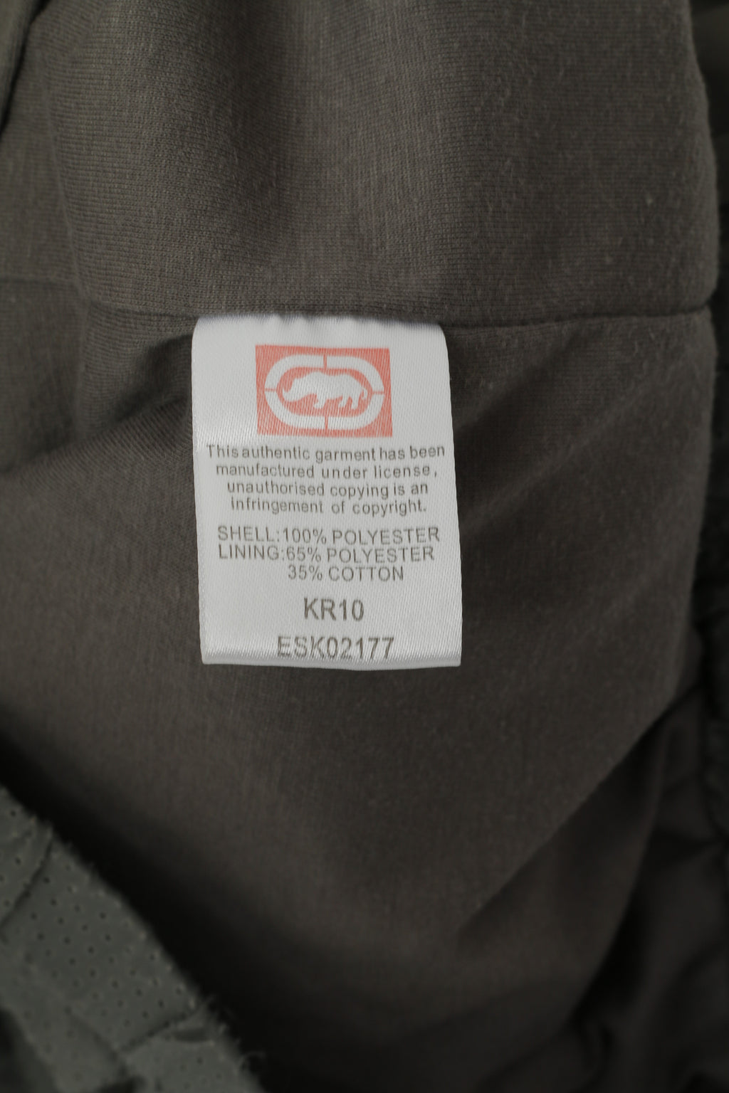 ECKO Unltd. Men S Jacket Gray Lightweight Zip Up Hooded Big Logo Sport Top