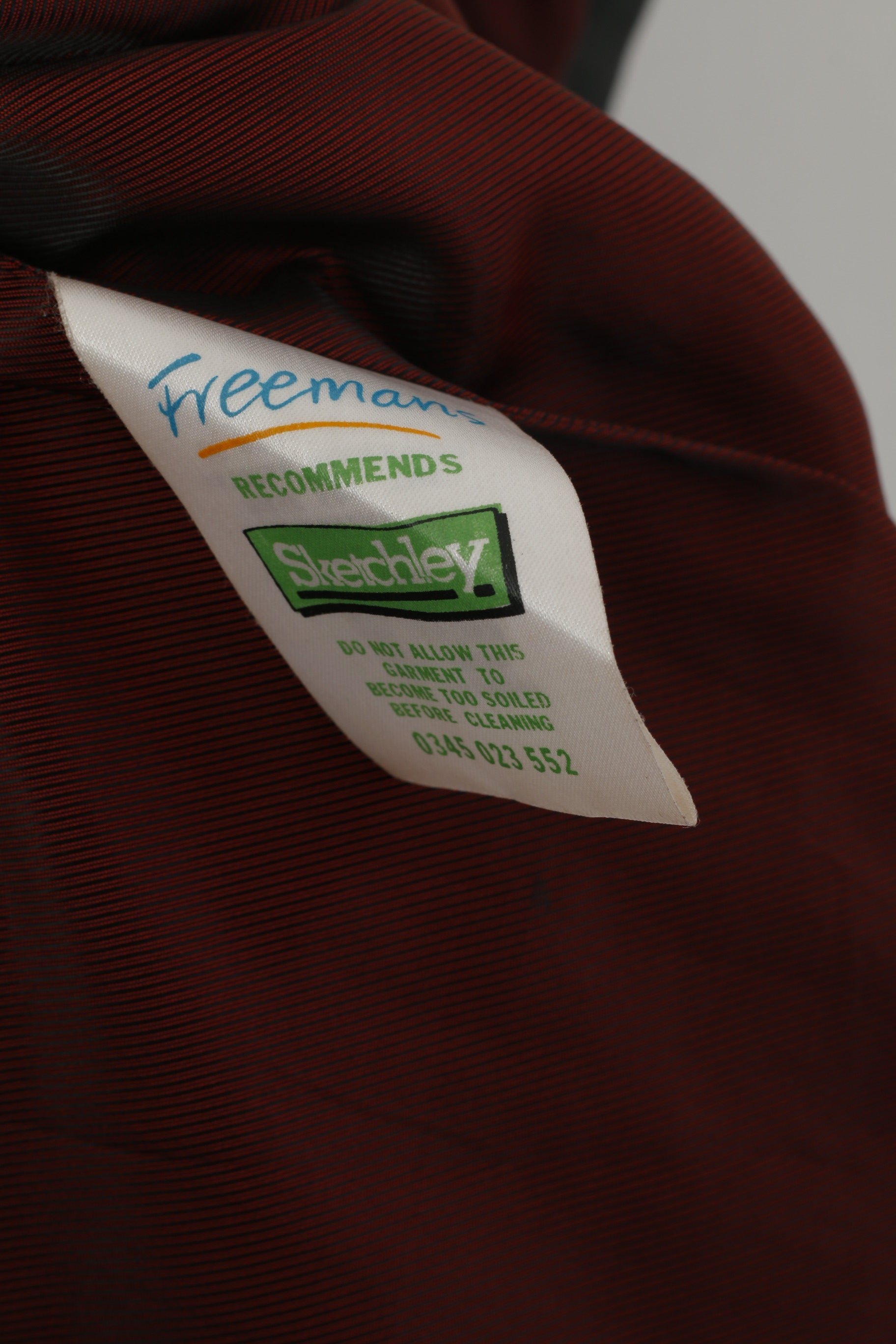 Freemans Sketchley Femmes 14 M Manteau En Cuir Noir Simple Boutonnage Rétro