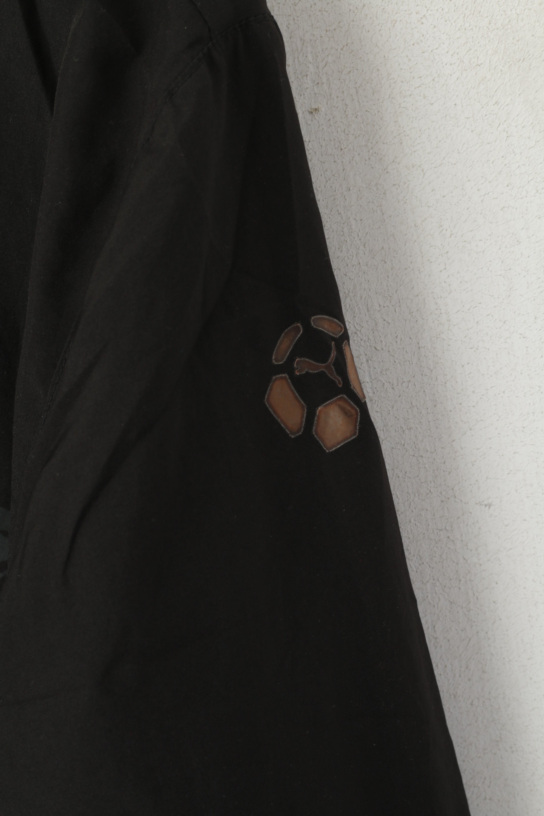 Giacca Puma da uomo M nera Sportswear Vintage Full Zip Activewear Track Top