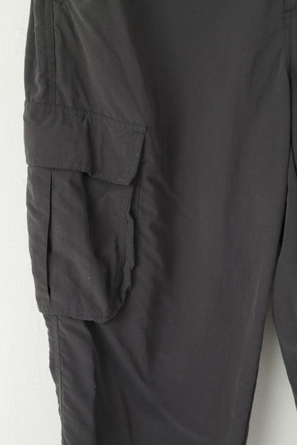 Pantaloni Karrimor da uomo L Pantaloni da combattimento impermeabili in nylon grigio da esterno