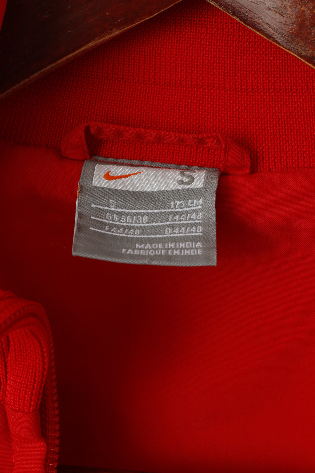 Nike Aston Villa Veste pour Homme Rouge AVFC Football Full Zip Sportswear Survêtement