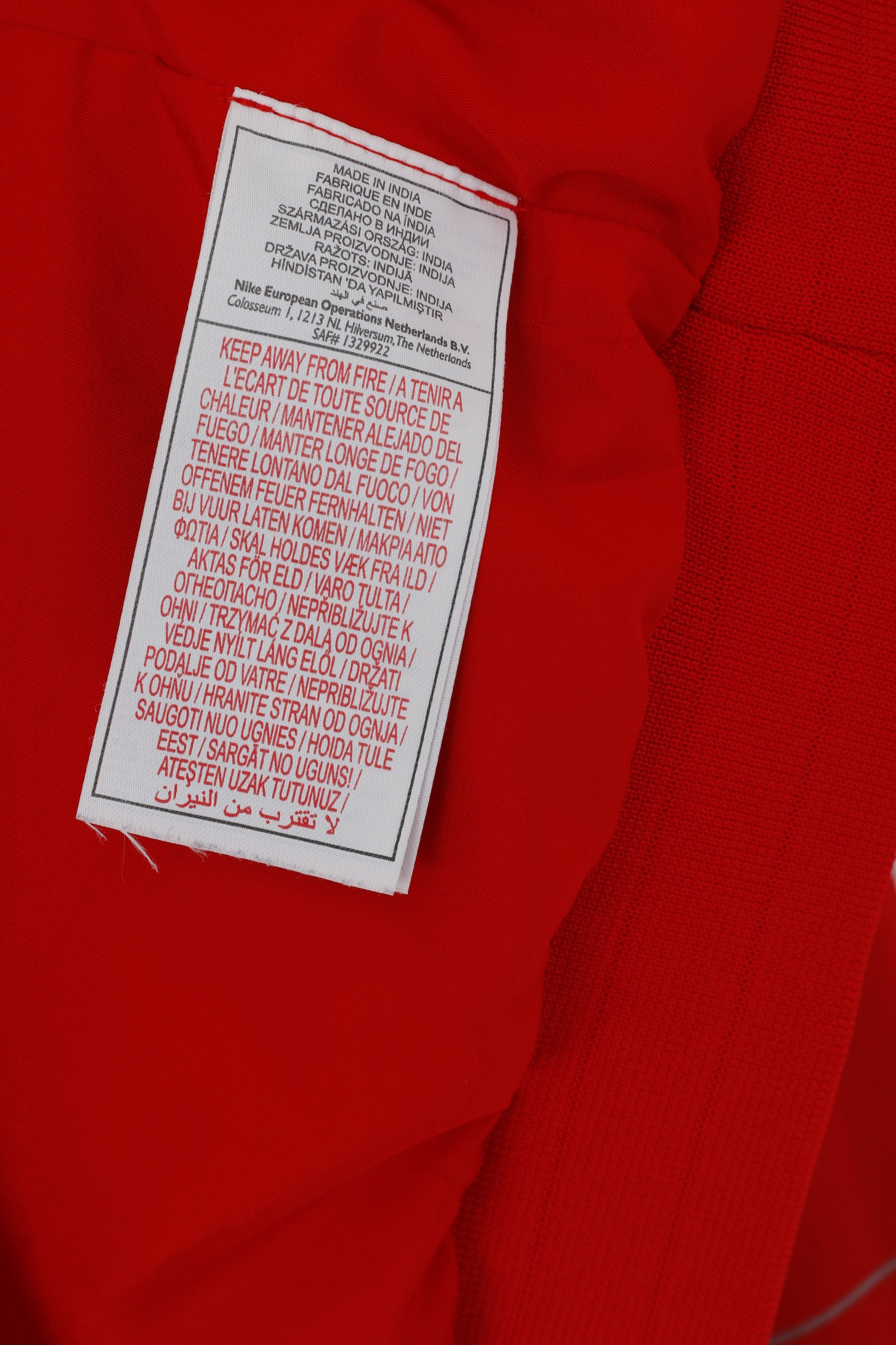 Nike Aston Villa Veste pour Homme Rouge AVFC Football Full Zip Sportswear Survêtement