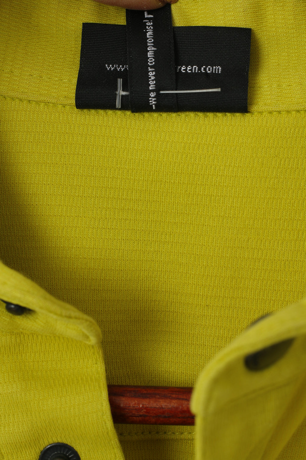 Galvin Green Men L Polo Shirt Lime Cotton Golf Stretch Snaps Pocket Sport Top