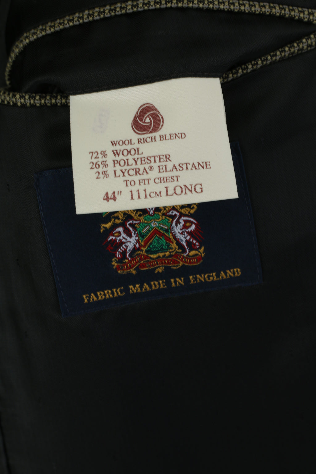 Debenham & Freebody Men 44 54 Blazer Gray Vintage Wool Wool Check Grey