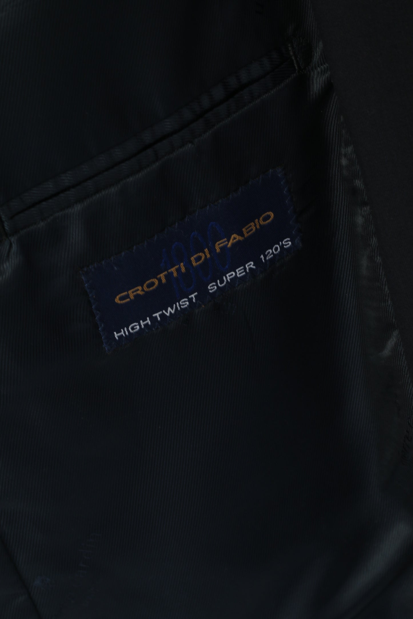 Pierre Cardin Uomo 50 40 Blazer Giacca monopetto vintage in lana blu scuro