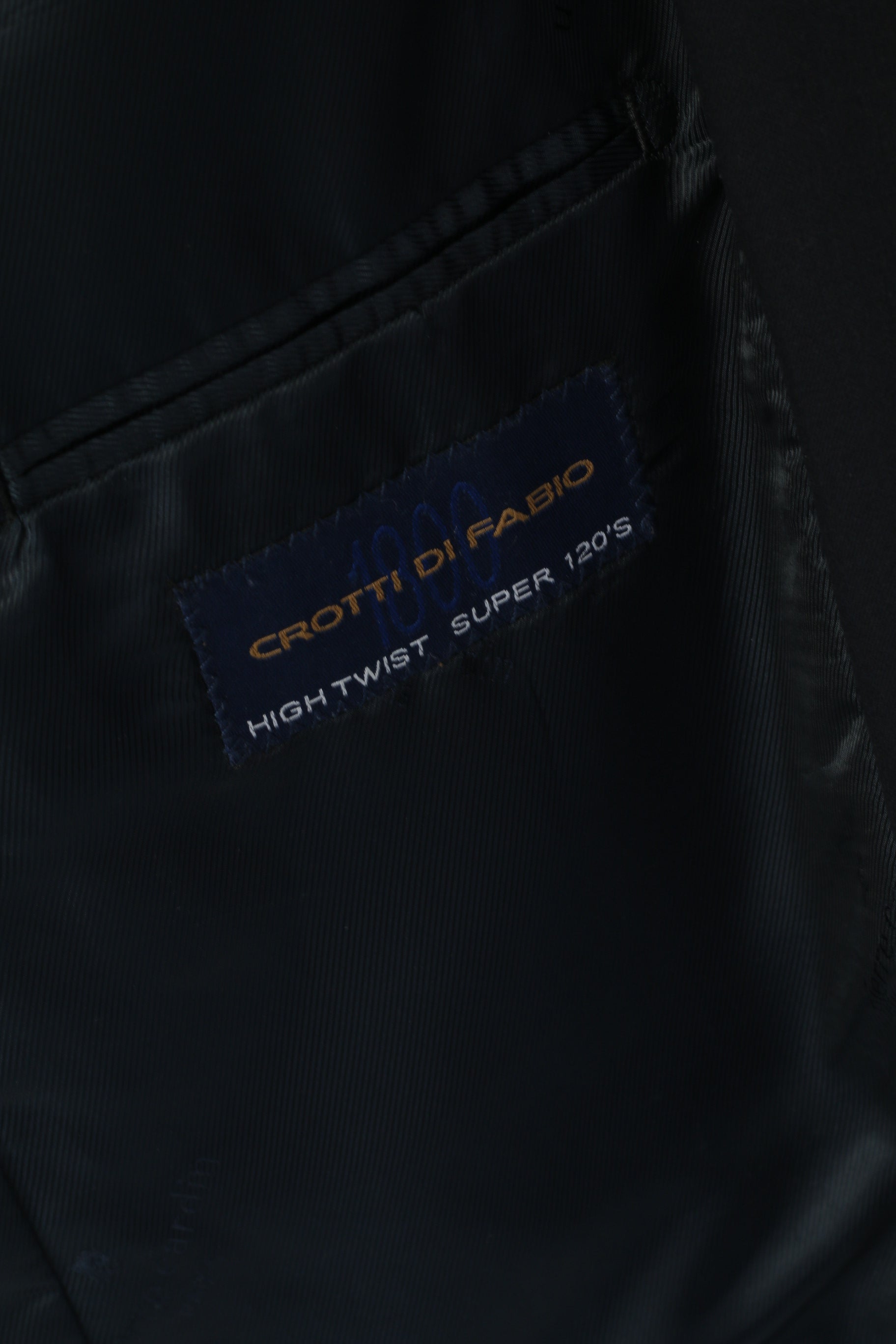 Pierre Cardin Men 50 40 Blazer Navy Wool Vintage Single Breasted Jacket