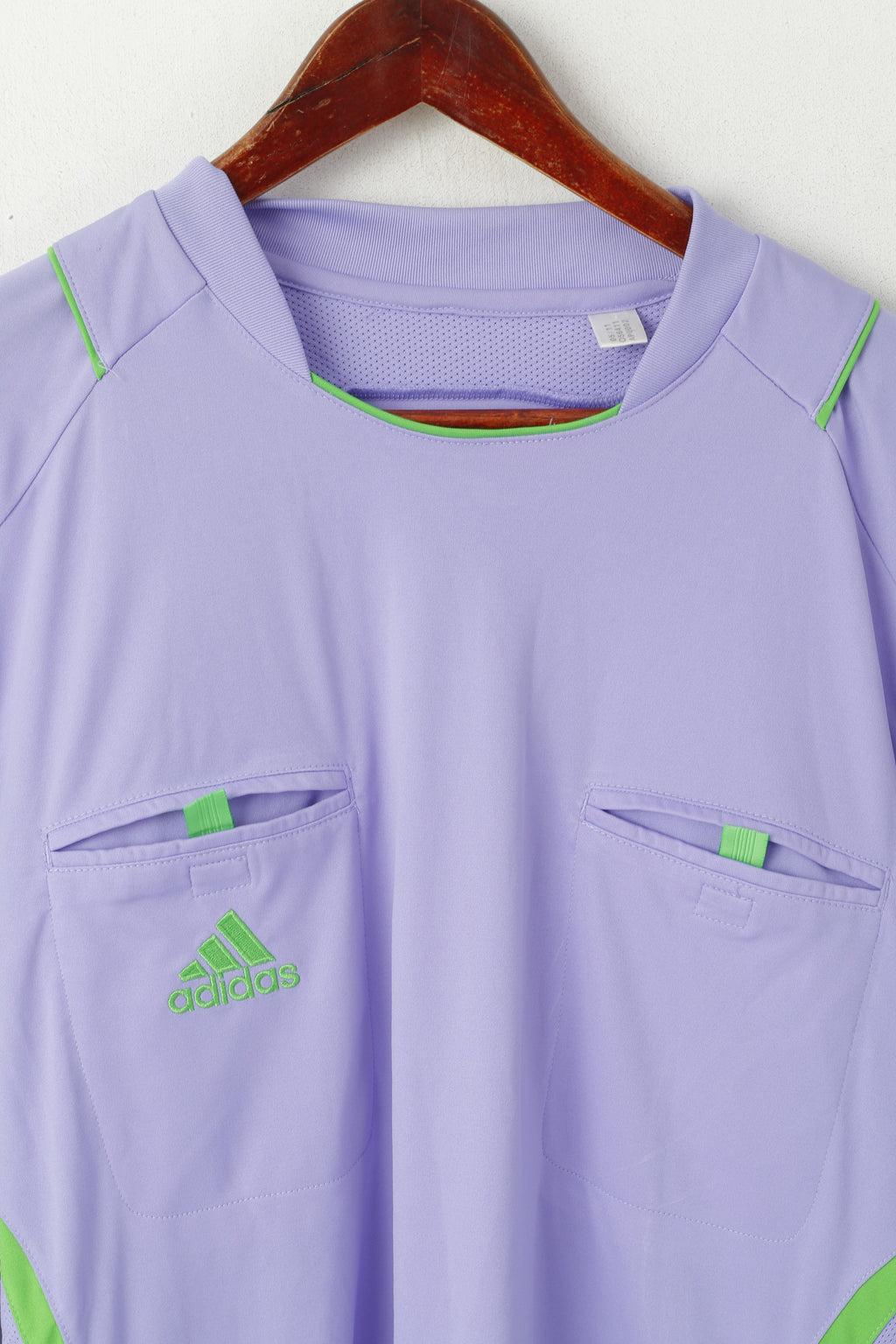 Adidas Hommes XL Chemise à manches longues Violet UEFA Champions League Maillot vintage
