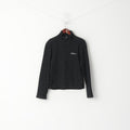 Alpraush Femmes L Veste Noir Fermeture Éclair Complète Suisse Nylon Imperméable Froissé Haut Extérieur