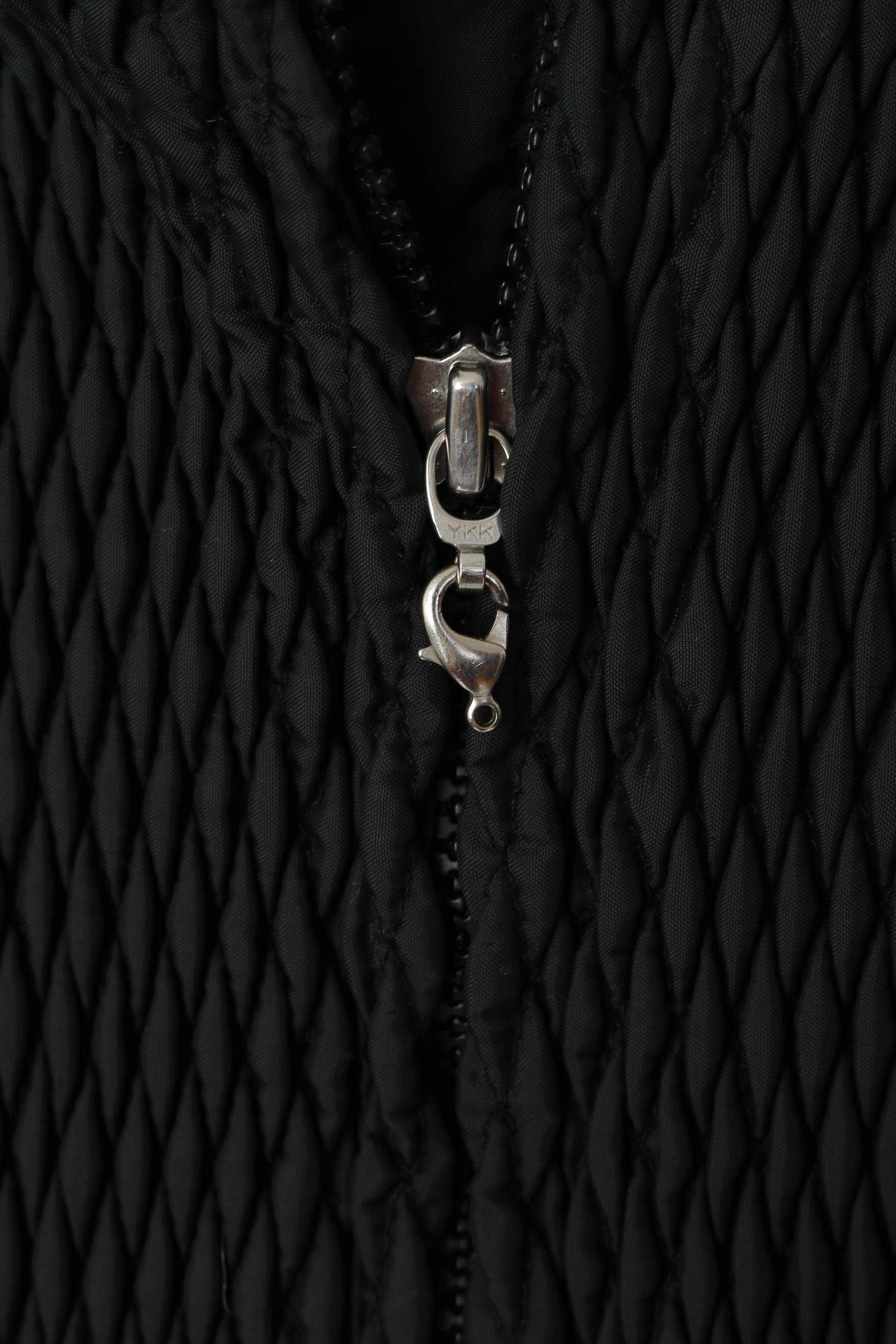 Alpraush Women L Jacket Black Full Zipper Swiss Nylon Waterproof Crinkled Outdoor Top