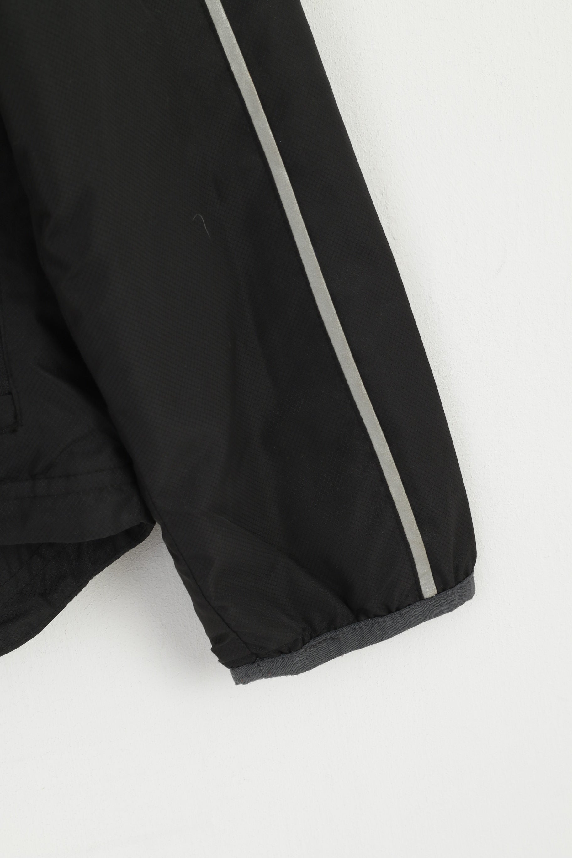 Le Coq Sportif Women XS Jacket Black Full Zipper Wanderers Football Top