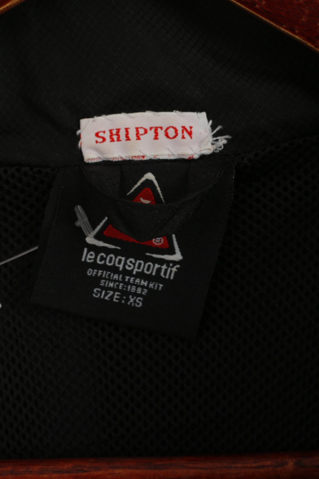 Le Coq Sportif Women XS Jacket Black Full Zipper Wanderers Football Top