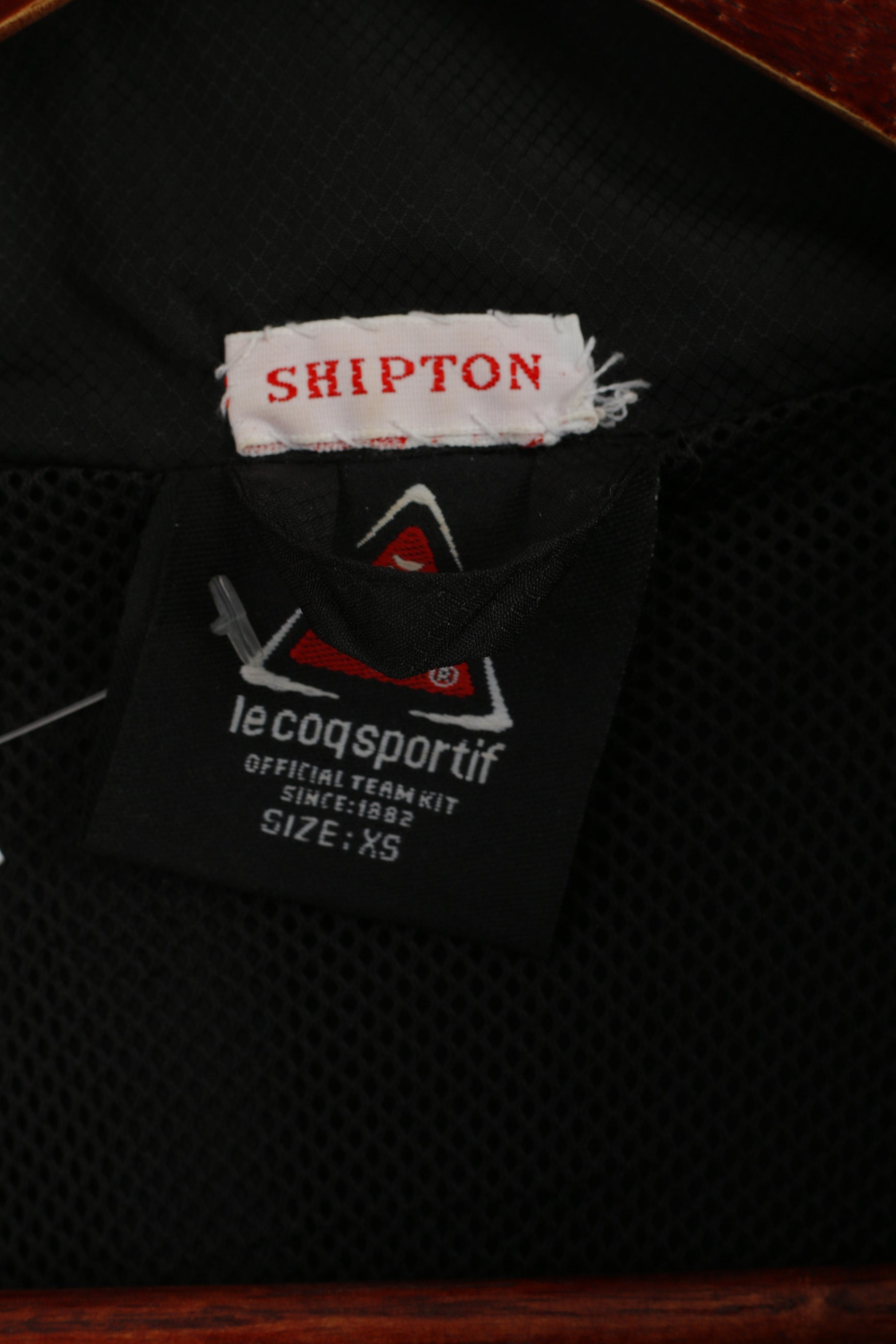 Le Coq Sportif Women XS Jacket Black Full Zipper Wanderers Football Top