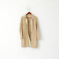 Mango – costume pour femmes, manteau ouvert sur le devant, en coton Beige, MNG, haut décontracté à longs volants, XXL(L)