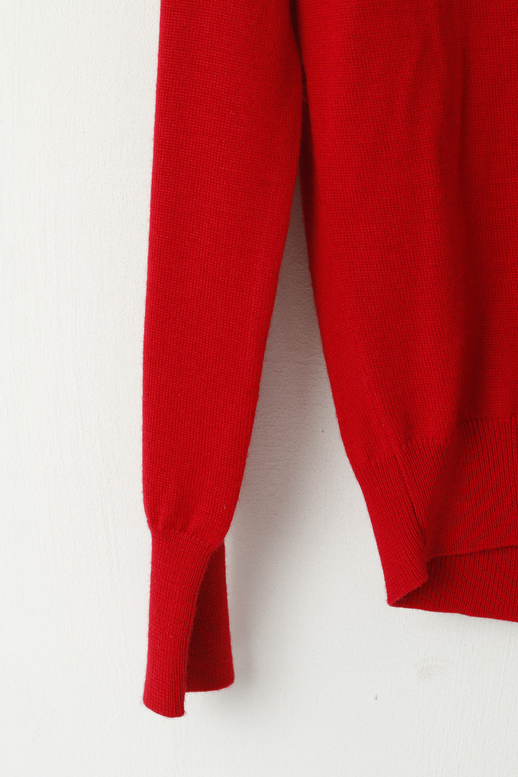 Galvin Green Maglione da uomo rosso da golf sportivo con scollo a V morbido maglione elasticizzato sottile