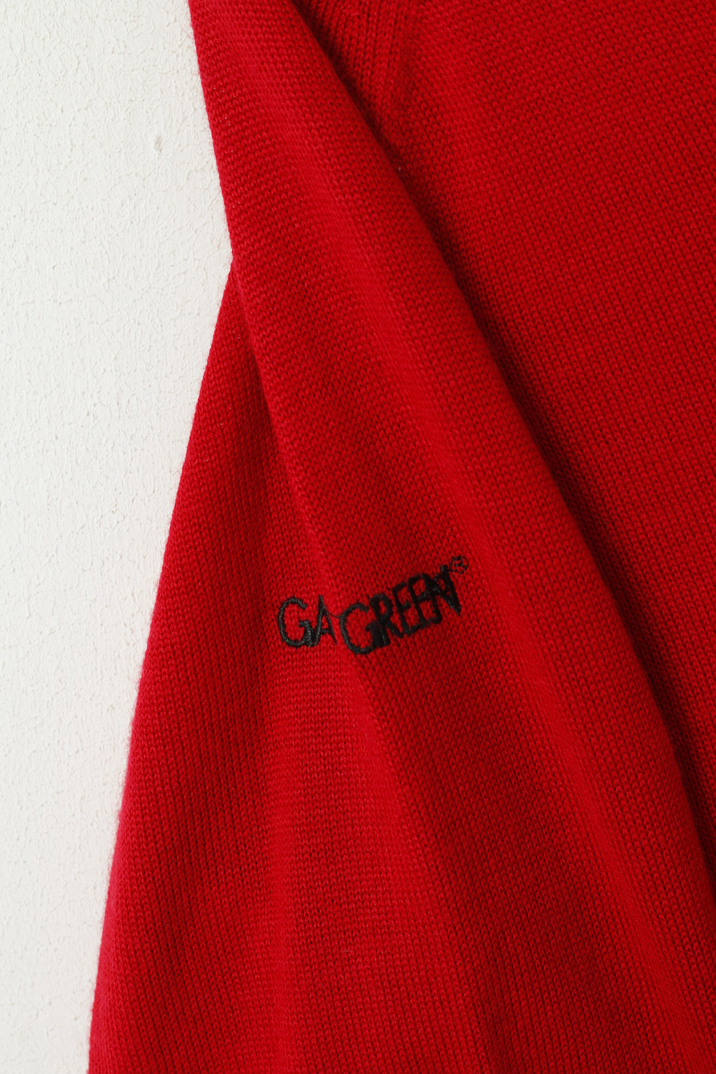 Galvin Green Maglione da uomo rosso da golf sportivo con scollo a V morbido maglione elasticizzato sottile