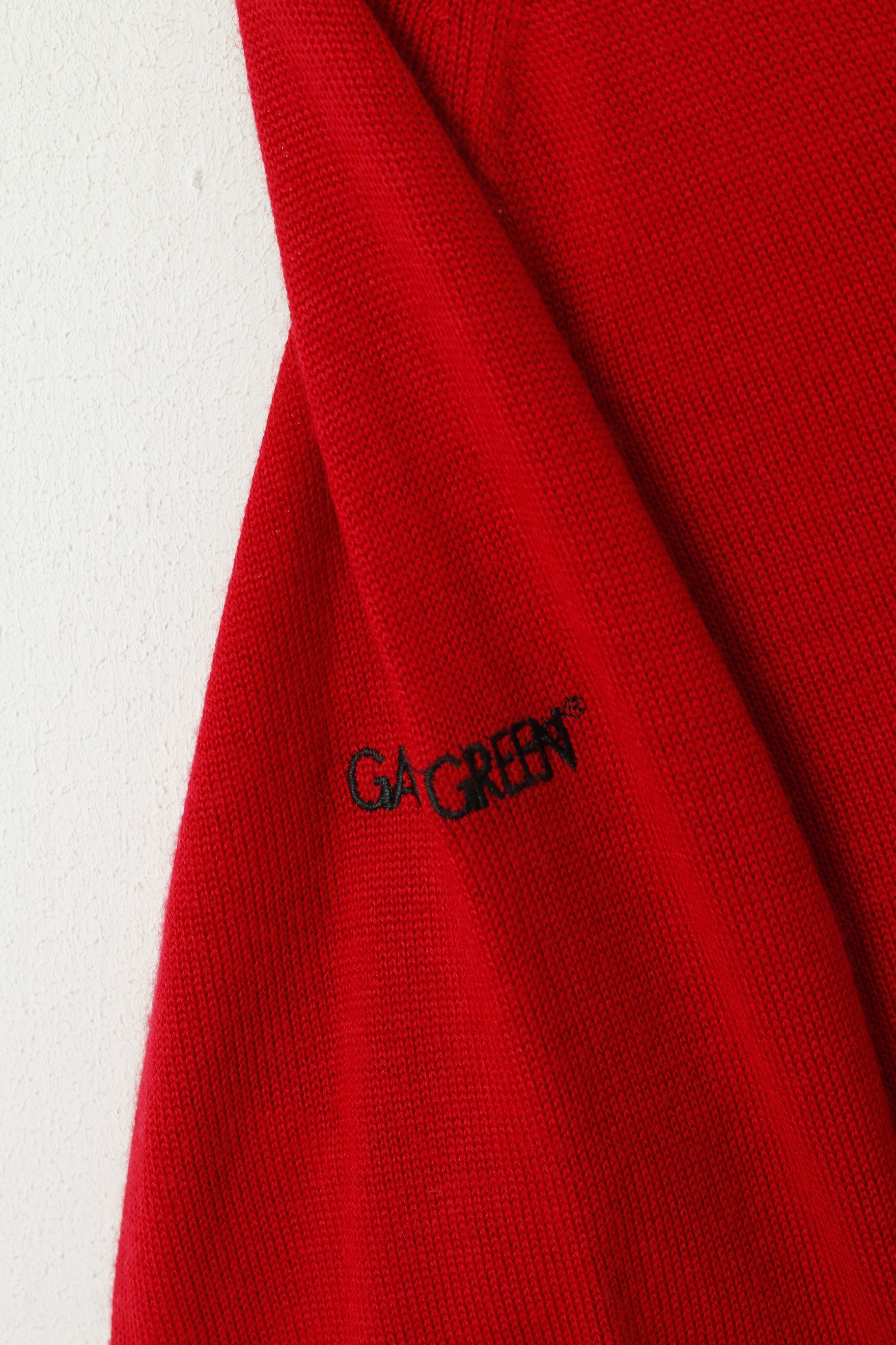 Galvin Green Maglione da uomo rosso da golf sportivo con scollo a V morbido maglione elasticizzato sottile